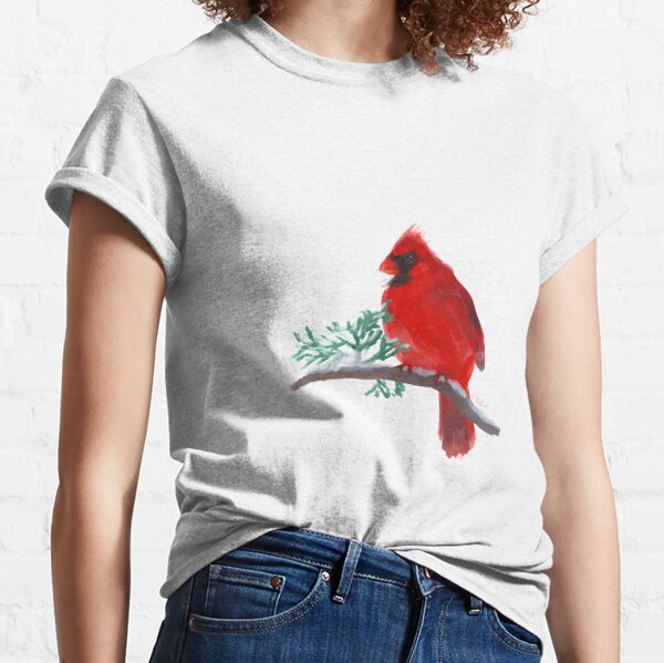 Wintertime Cardinal Classic T-Shirt