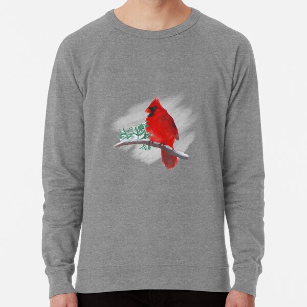 Wintertime Cardinal Lightweight Sweatshirt