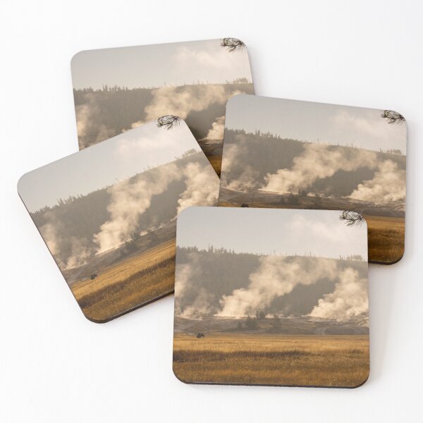 Item preview, Bison in a Steamy Thermal Area designed and sold by Zurickdesigns.