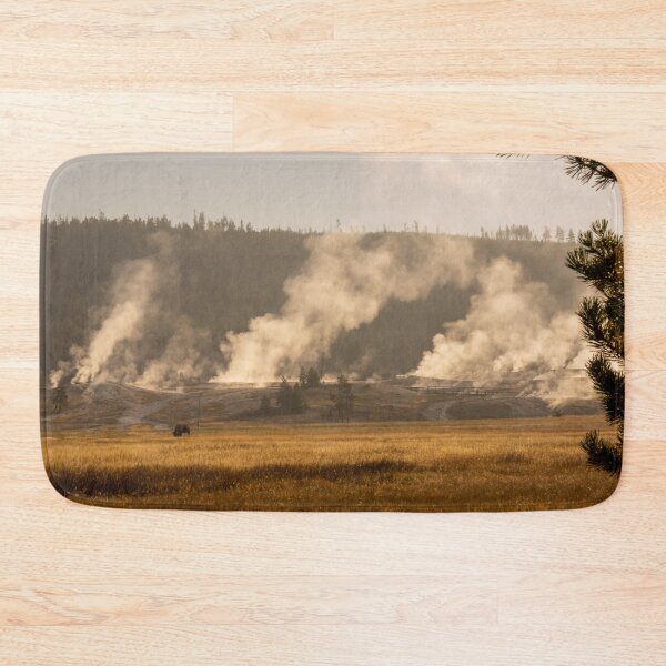 Item preview, Bison in a Steamy Thermal Area designed and sold by Zurickdesigns.