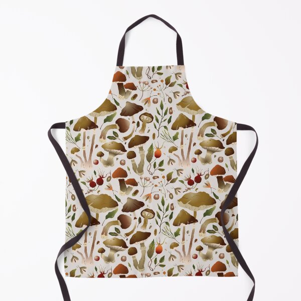 Item preview, Mushroom - Foodie Mush, Witchy Forest Mushroom Apron designed and sold by ElizabethMayArt.