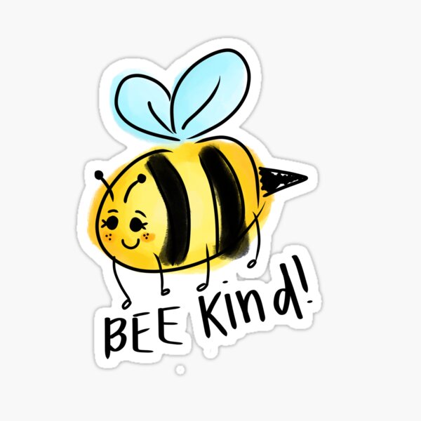 Bee Kind Stickers | Redbubble