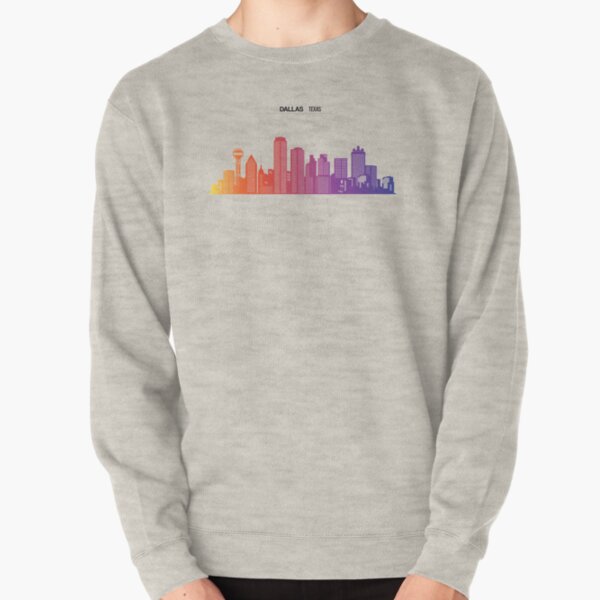 : Dallas Texas Hoodie - Downtown City Skyline Sweatshirt : Sports  & Outdoors