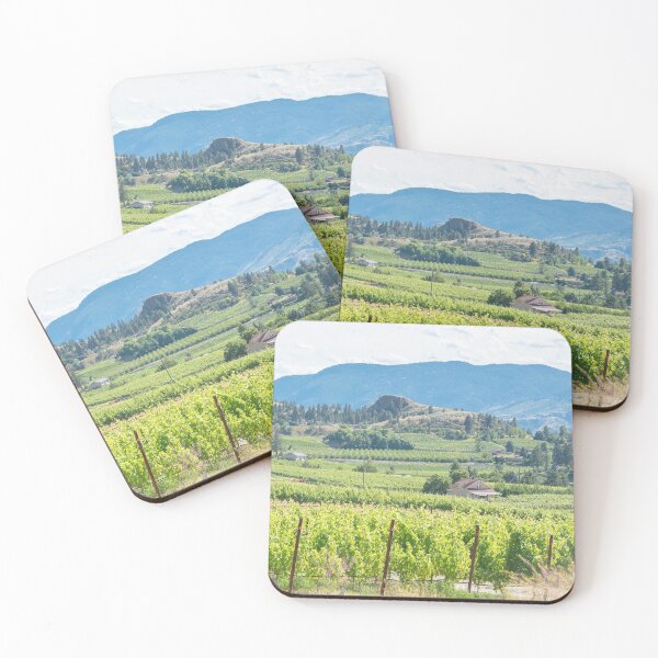 Item preview, Summertime View of Naramata Bench Vineyards - Okanagan Valley designed and sold by Amy Mitchell.