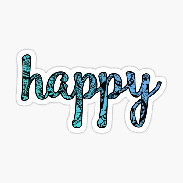 Happy Doodle Sticker