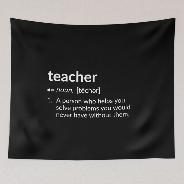 Item preview, Funny Definition: Teacher designed and sold by T-ShirtGuy.