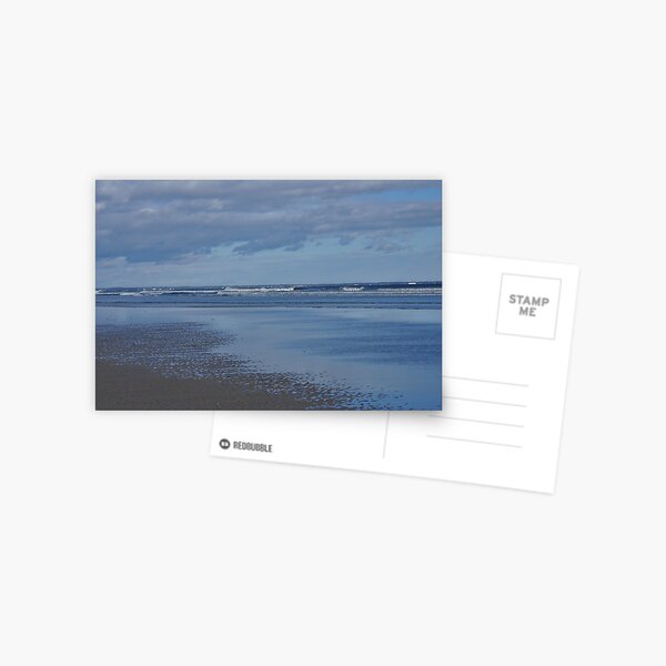 Ogunquit Maine ocean and sand scene Postcard