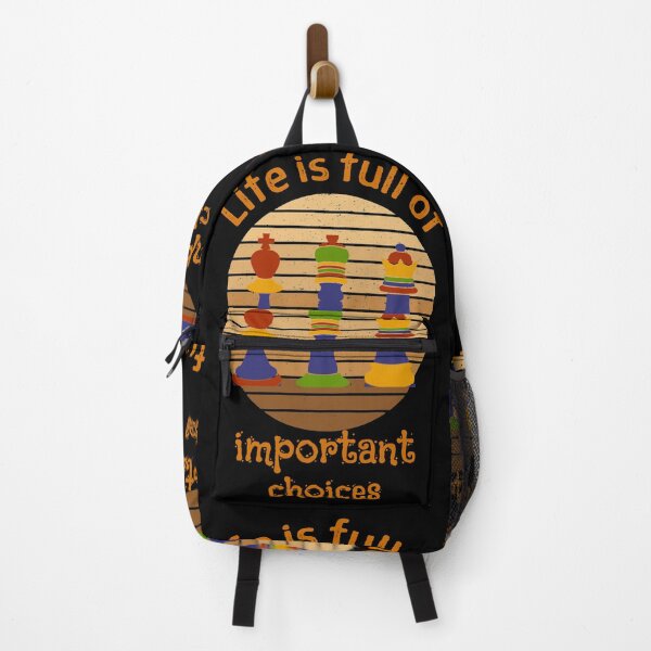 Item preview, Life is full of important choices chess designed and sold by Eva-Success.
