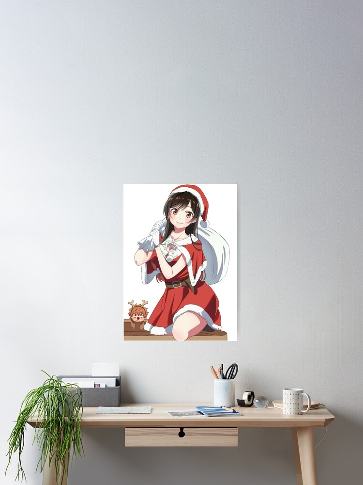 Mizuhara Chizuru in christmas outfit