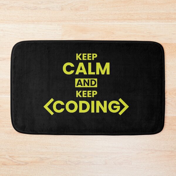 Item preview, keep calm and keep coding designed and sold by s-arta.