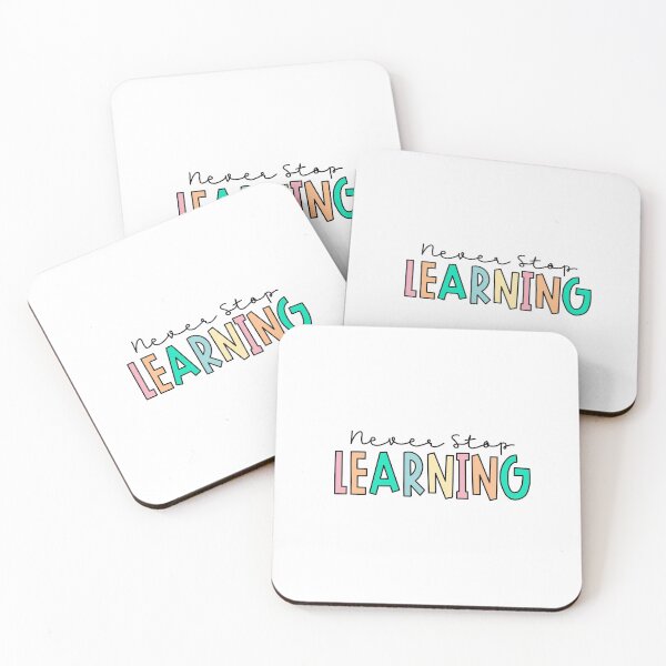 Item preview, Never Stop Learning designed and sold by aliciawilson.