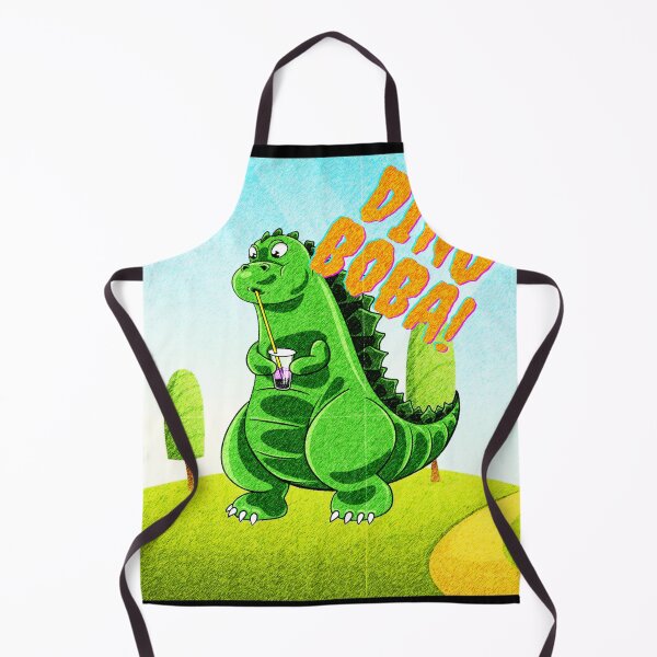 Item preview, Da Cute Giant Dino Boba Drawing designed and sold by Kadeda.