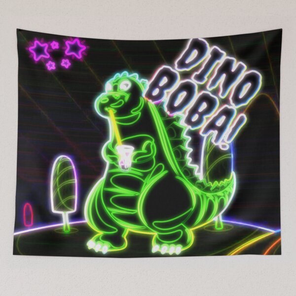 Item preview, Da Cute Giant Dino Boba Neon designed and sold by Kadeda.