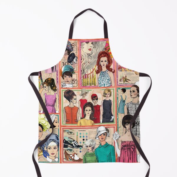 Item preview, 60s Fashion Collage designed and sold by HeritageScrap.