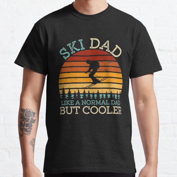 Ski Papa Rétro Vintage T-shirt classique