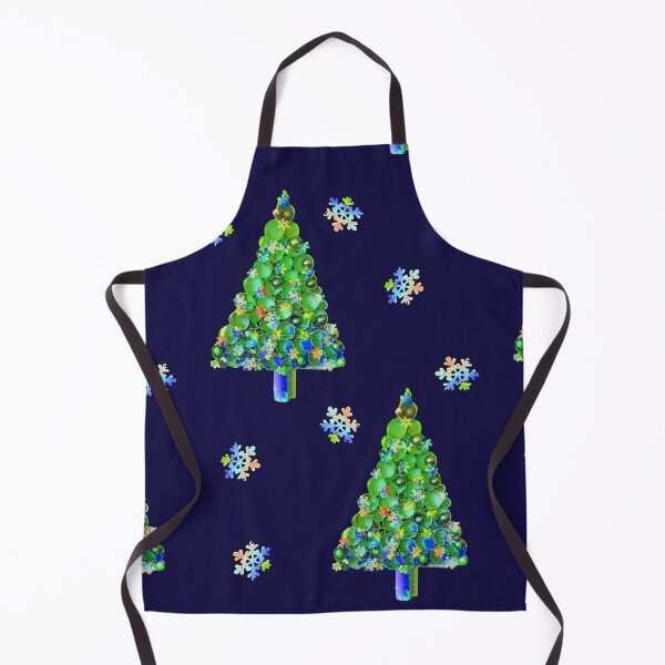 Item preview, Handmade Christmas on Navy  designed and sold by Sonia Osiecka Ramsurn.