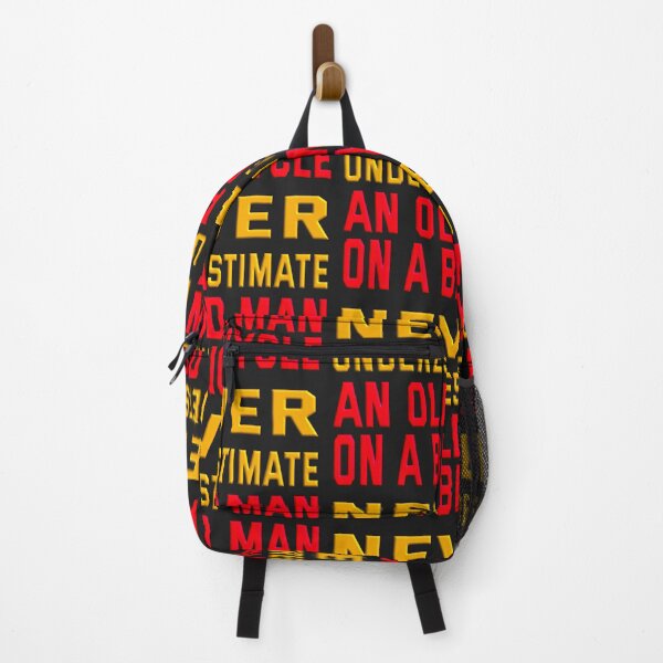 Item preview, NEVER UNDERESTIMATE AN OLD MAN ON A BICYCLE designed and sold by Ralek.