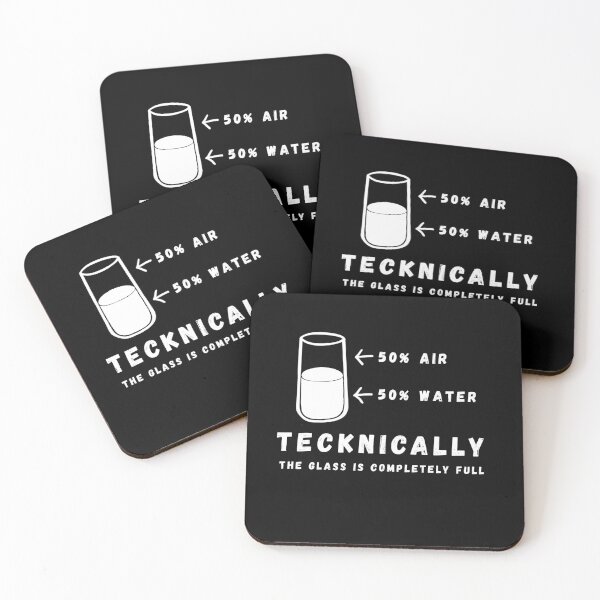 Item preview, Technically The Glass is Completely Full Funny Science designed and sold by HURLEYS.
