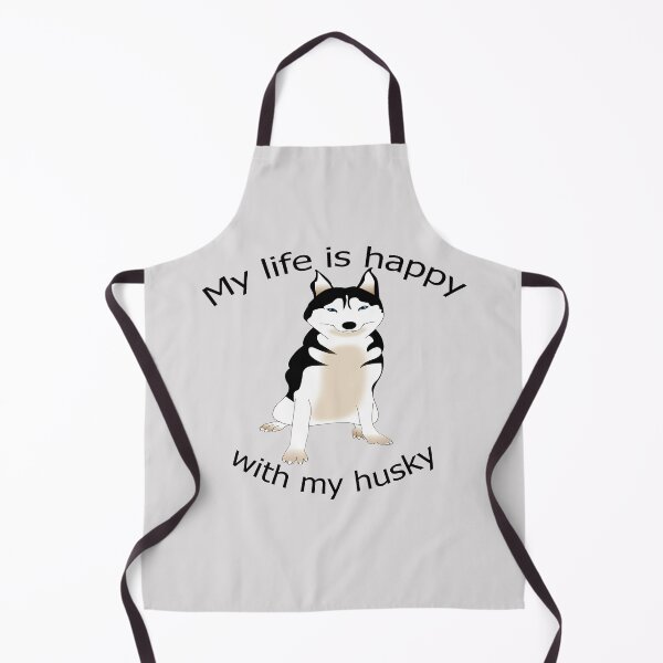 Item preview, My life is happy with my husky designed and sold by merchfun2.
