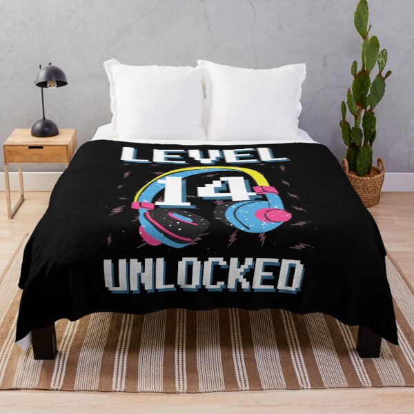 Item preview, Level 14 Unlocked Gaming Birthday Shirt With Age designed and sold by Sutra-Lotus-Co.