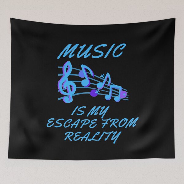 Item preview, Music is my escape from reality  designed and sold by cute105.