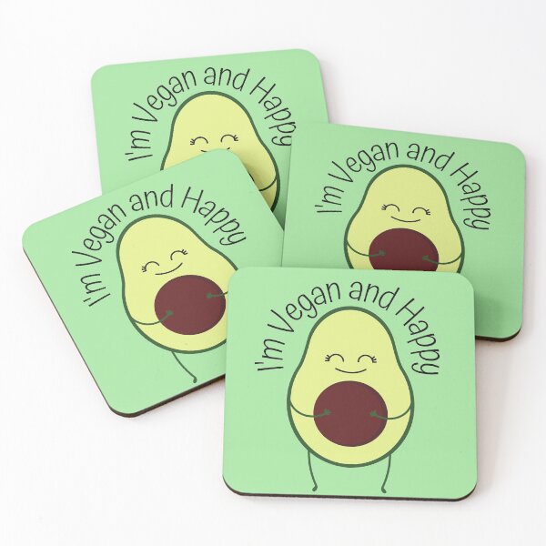 Item preview, I'm Vegan and Happy designed and sold by Checivinicius.