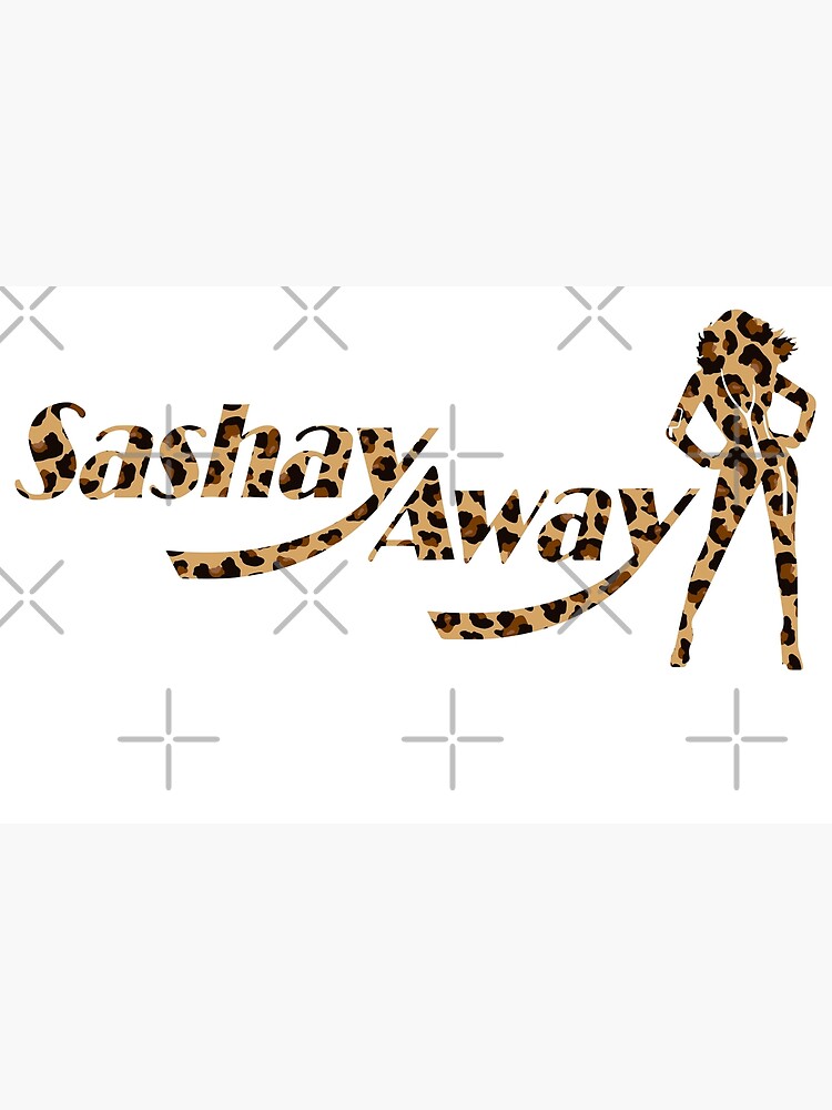 "Sashay Away Drag Race Queen Leopard Print RuPaul's Silhouette