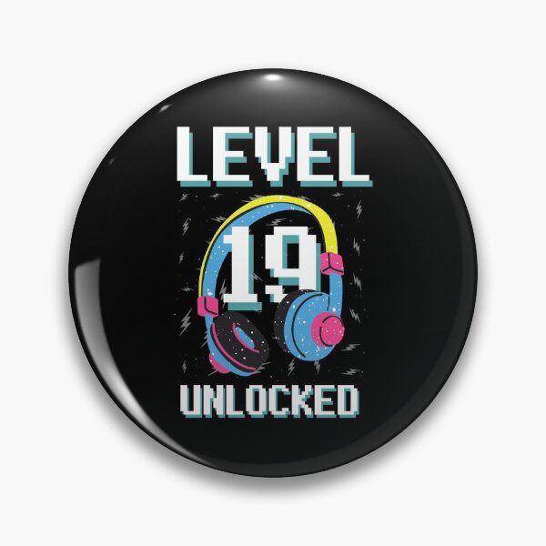 Item preview, Level 19 Unlocked Gaming Birthday Shirt With Age designed and sold by Sutra-Lotus-Co.