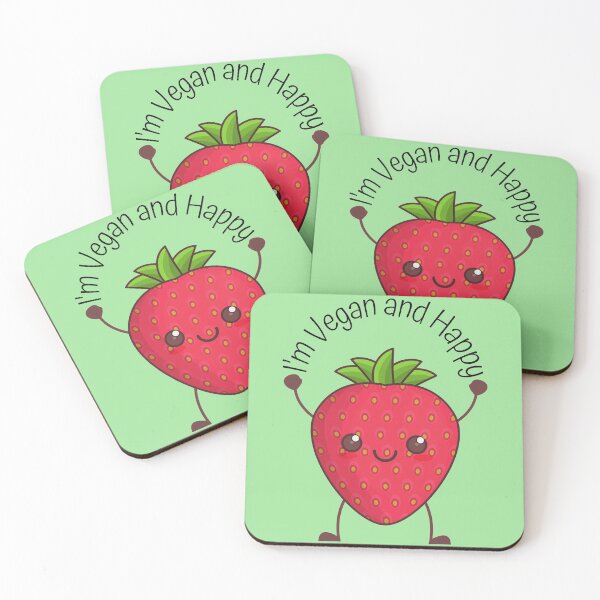 Item preview, I'm Vegan and Happy designed and sold by Checivinicius.