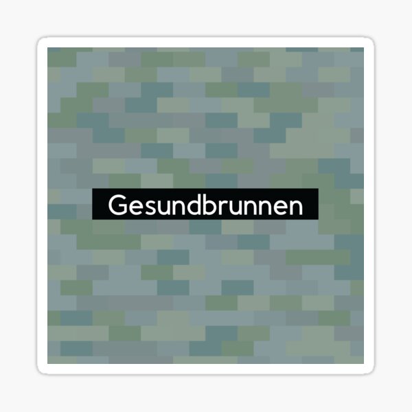 Gesundbrunnen Station Tiles (Berlin) Sticker