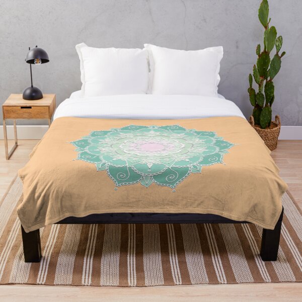 Item preview, Ten-Pointed Mandala (Green and Pnk) designed and sold by squishyrainbow.
