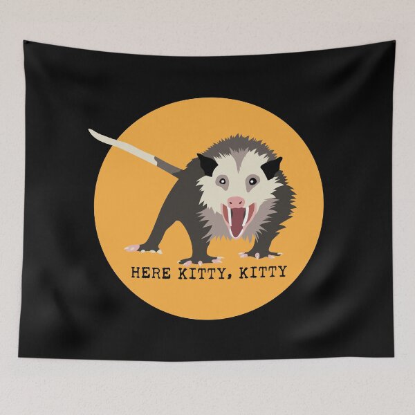 Item preview, Opossum - Here Kitty, Kitty designed and sold by theblueofmyeye.