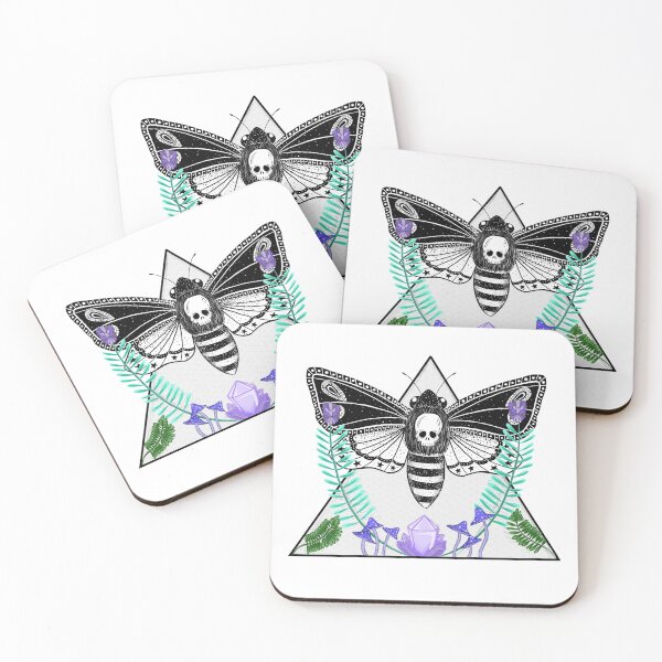 Item preview, Geometric Death's Head Moth designed and sold by RagingOstrich.