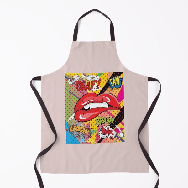 Item preview, Funky Colorful Krash Boom Blaf Lips Design designed and sold by Opal Print.