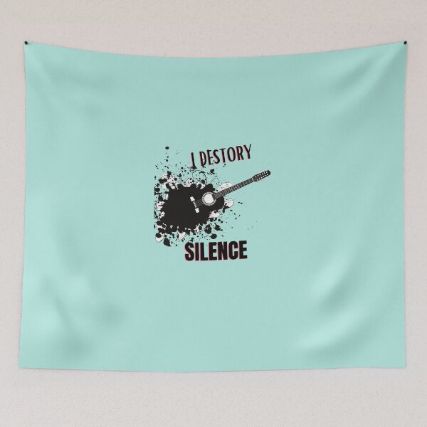 Item preview, I Destroy Silence Guitars Guitarist  designed and sold by Dioryy.