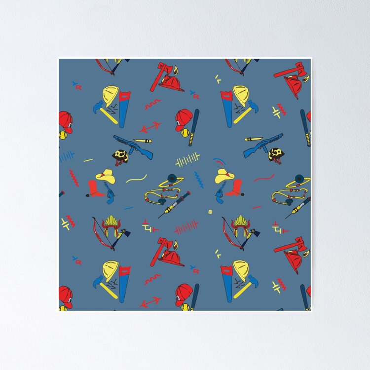 Good Guys - Chucky's Overall Outfit Pattern Canvas Print