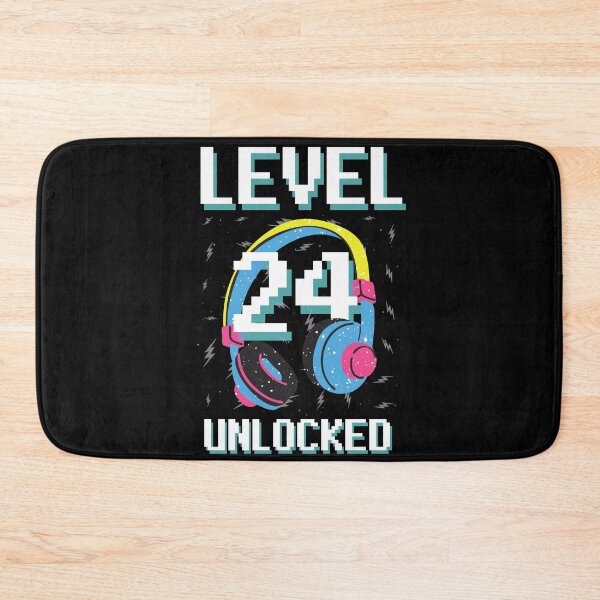 Item preview, Level 24 Unlocked Gaming Birthday Shirt With Age designed and sold by Sutra-Lotus-Co.