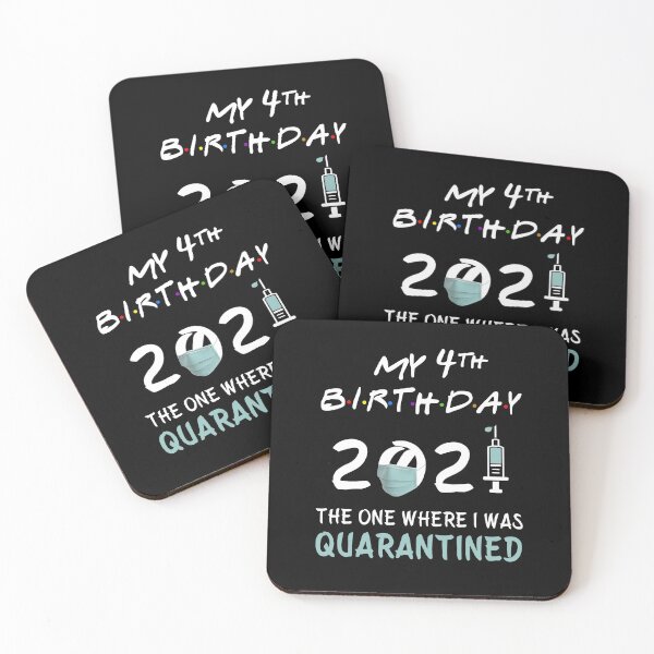 Item preview, My 4th Birthday 2021 The One Where I was Quarantined baby, babies gifts designed and sold by AnimaLovers.