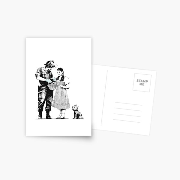 Item preview, Banksy- Police Searching Dorthy designed and sold by Memegode.