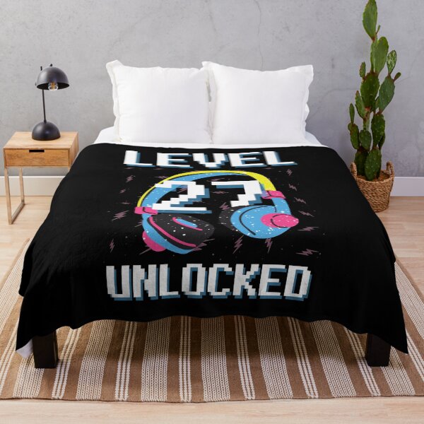 Item preview, Level 27 Unlocked Gaming Birthday Shirt With Age designed and sold by Sutra-Lotus-Co.