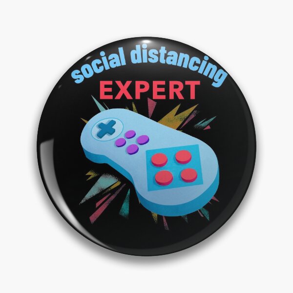 Item preview, Social Distancing Old Game Console Controller Design designed and sold by adamtepl.