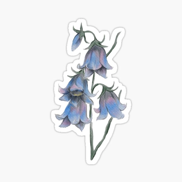 Item preview, Blue bell flower. Enchanted magical field flower. designed and sold by HobyAdventures.