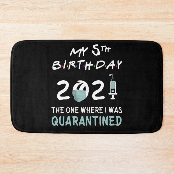 Item preview, My 5th Birthday 2021 The One Where I was Quarantined Kids gifts designed and sold by AnimaLovers.