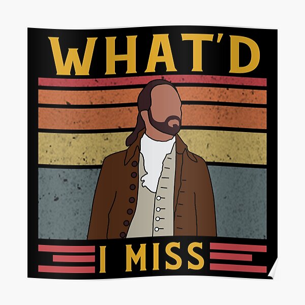 Poster Hamilton Musical Redbubble