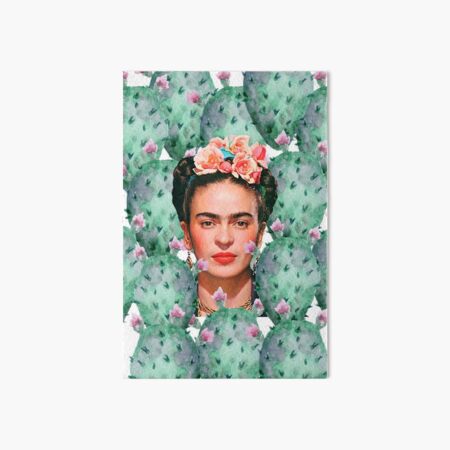 Artikel-Vorschau von Frida Kahlo Druck, Blumen, Kaktus, Aquarell, Farbe, designt und verkauft von Adriana C (All about Frida).