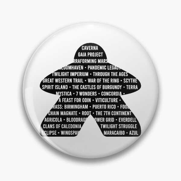 Item preview, My Favorite Board Games Meeple designed and sold by nerdyboardgamer.