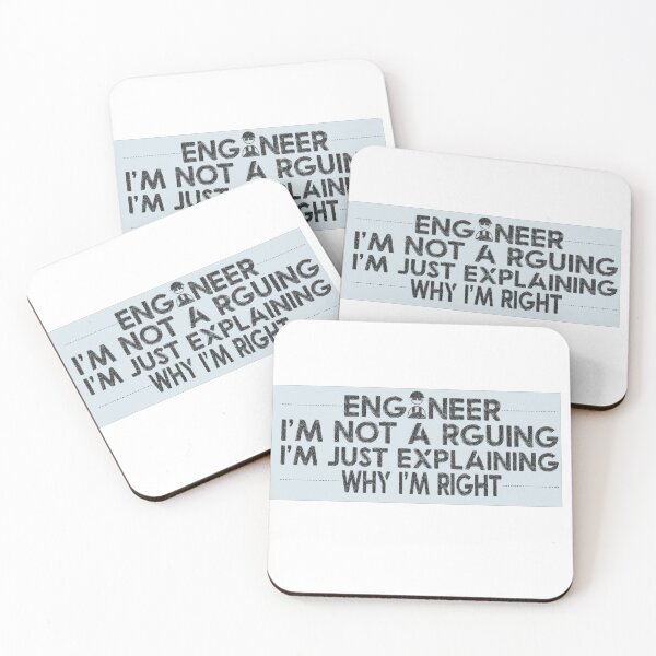 Item preview, Engineer I'm Not A Rguing I'm Just Explaining why I'm Right : Funny Engineer Lover Gifts designed and sold by Badrart.