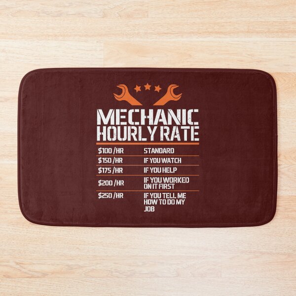 Item preview, mechanic hourly rate Funny Mechanic Gift   Sarcastic Gift  father dad dady funny gift idea  designed and sold by yassiny.