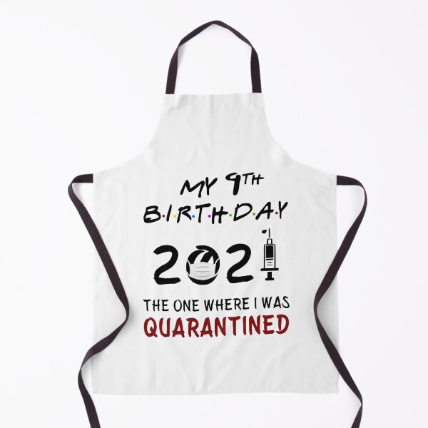 Item preview, My 9th Birthday 2021 The One Where I was Quarantined Kids gifts designed and sold by AnimaLovers.