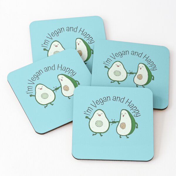 Item preview, I'm Vegan and Happy designed and sold by Checivinicius.